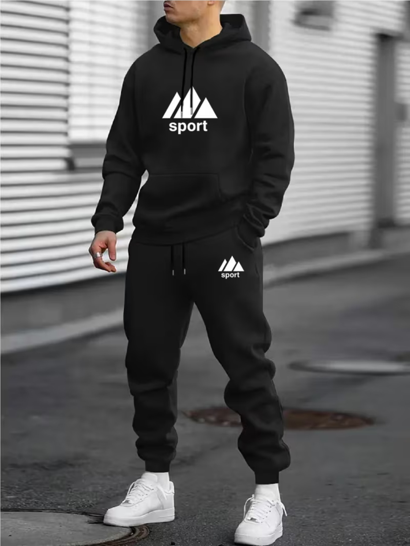 Joggers Pants - Setelan Olahraga Pria 2-Potong 2026, Bahan