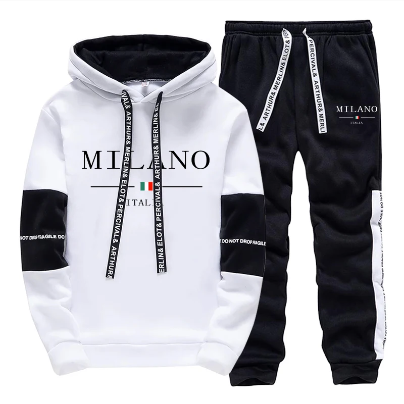 Joggers Pants - Set Pria/Hoodie/Celana Italia Hoodie Trendi Pakaian
