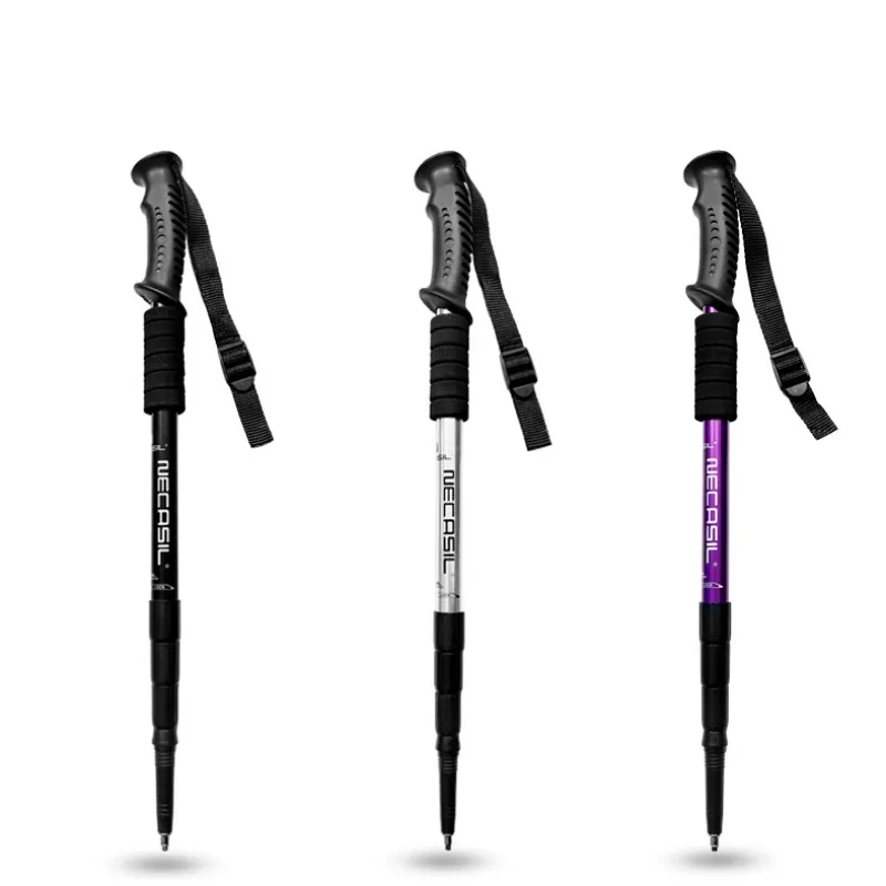 Trekking Pole Carbon - Tongkat Trekking berjalan Anti guncangan, tongkat