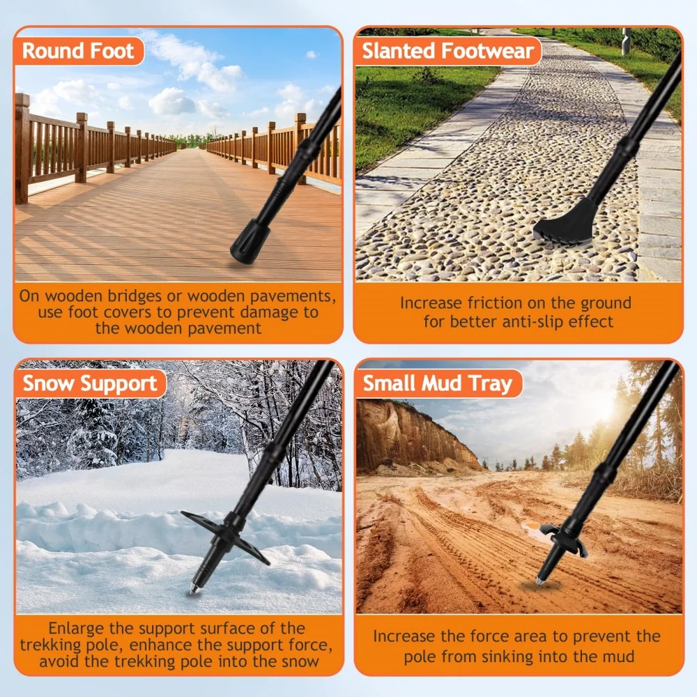 2 Paket Tongkat Trekking Lipat - Trekking Pole Carbon ulasan dan harga