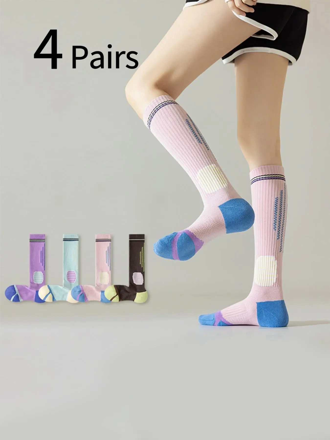 4 Pasang Kaus Kaki Kompresi Sp - Sports Socks ulasan dan harga