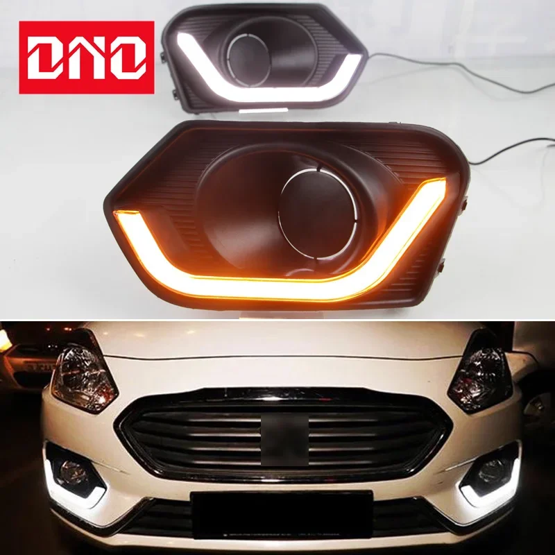 LED Mobil DRL 12V Lampu Siang  - Running Headlamp ulasan dan harga