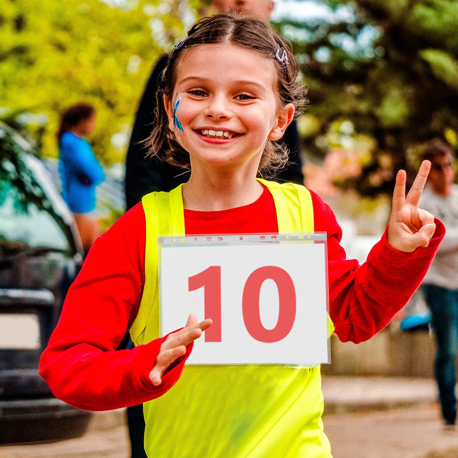 100 Buah Tempat Nomor Bib Tran - Race Bib ulasan dan harga