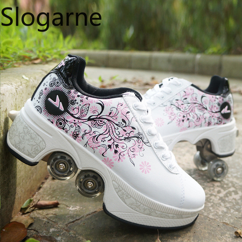 Sepatu Roda Deformasi 4 Roda W - Running Shoes Men ulasan dan harga