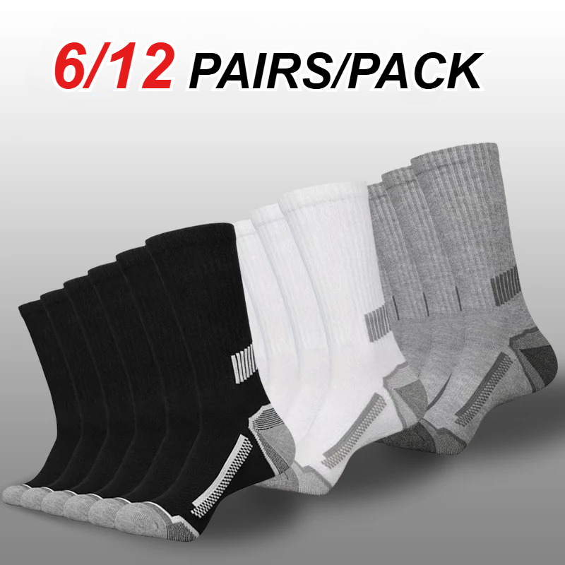 6/12 Pasang Kaus Kaki Olahraga - Sports Socks ulasan dan harga